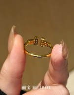 【6D镶嵌】双T戒指