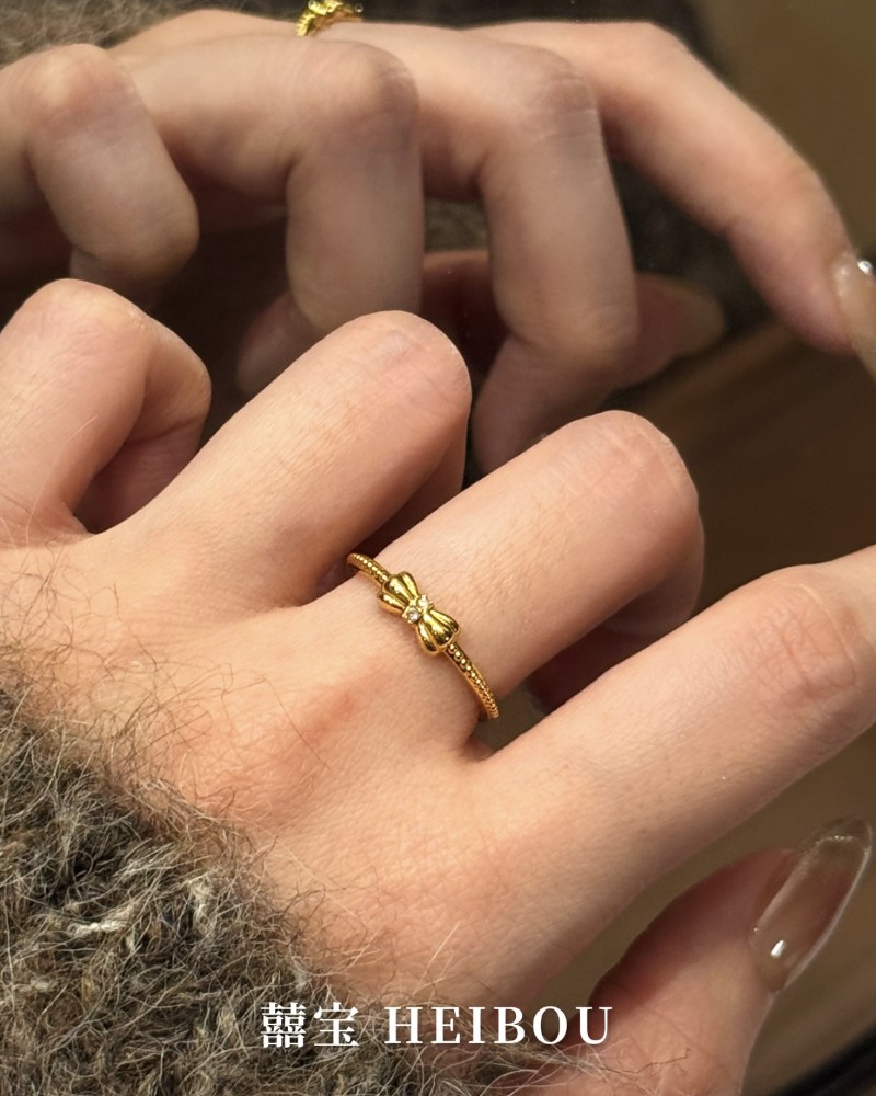 【6D镶嵌】小蝴蝶结-戒指