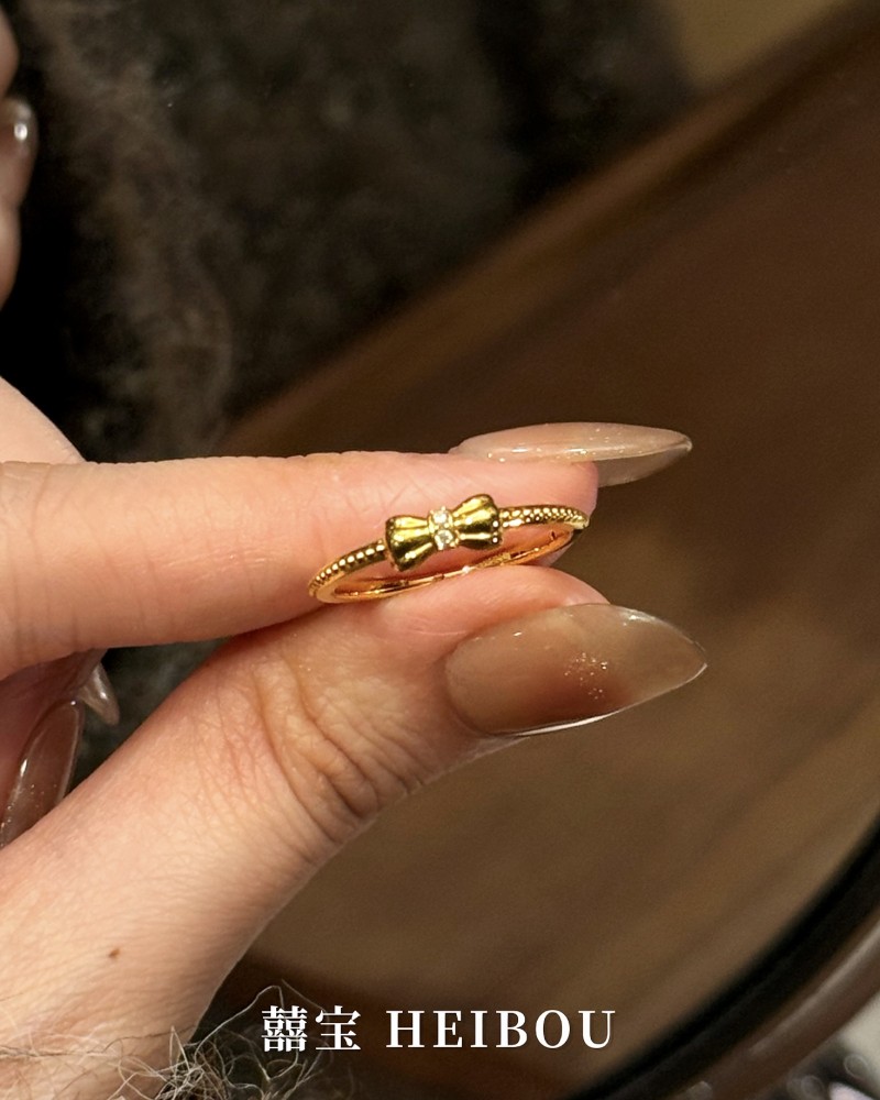 【6D镶嵌】小蝴蝶结-戒指