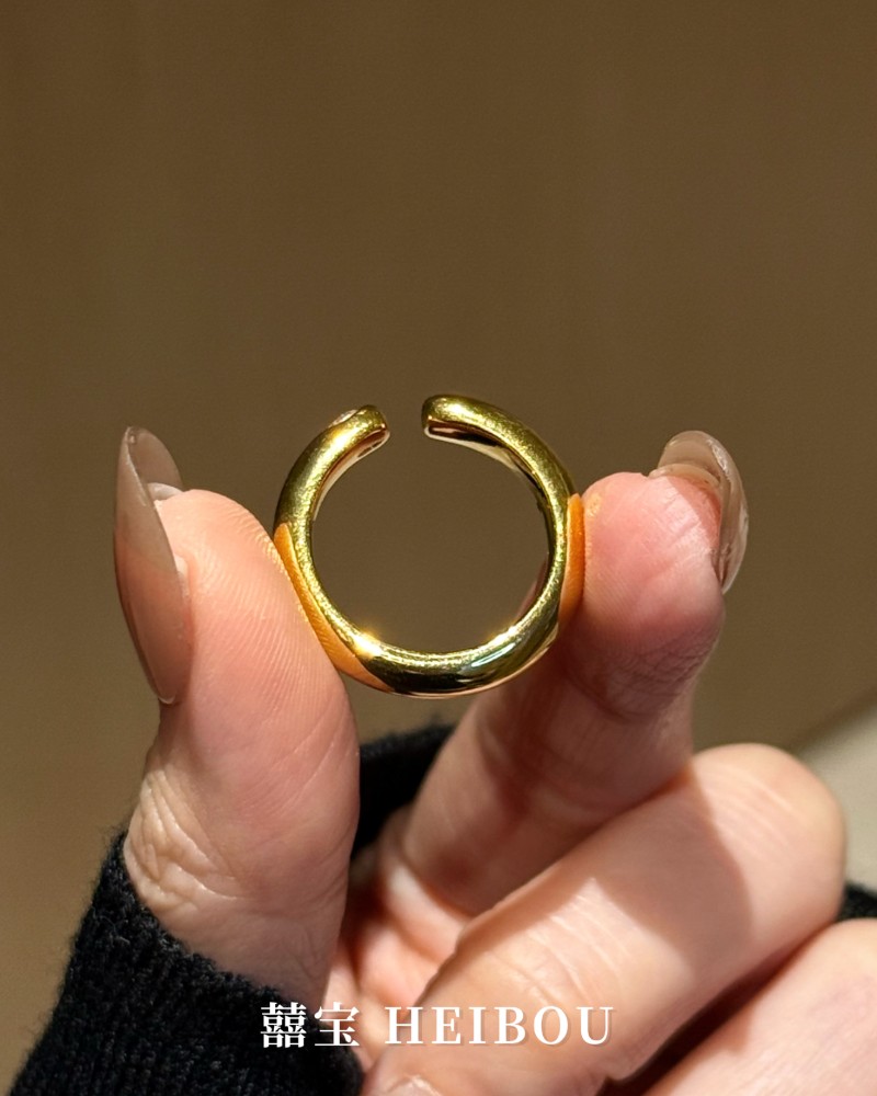 【6D镶嵌】点钻开口泥鳅背-戒指