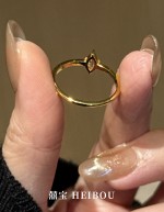 【6D镶嵌】点钻橄榄戒指