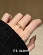 【6D镶嵌】点钻爱心戒指