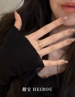 【6D镶嵌】点钻爱心戒指