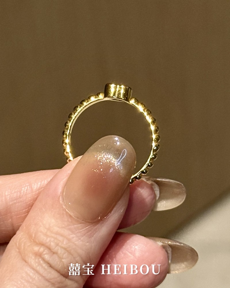 【6D镶嵌】点钻爱心戒指