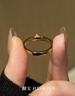 【6D镶嵌】点钻皮扣戒指