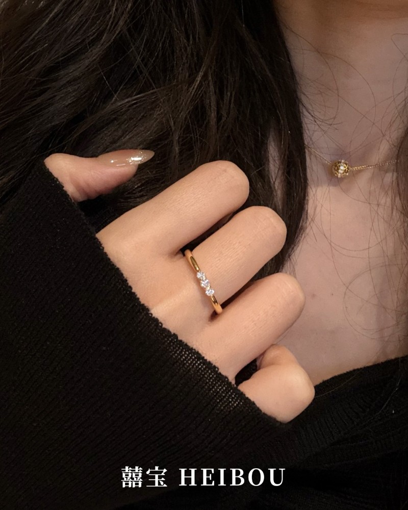 【6D镶嵌】点钻简戒指