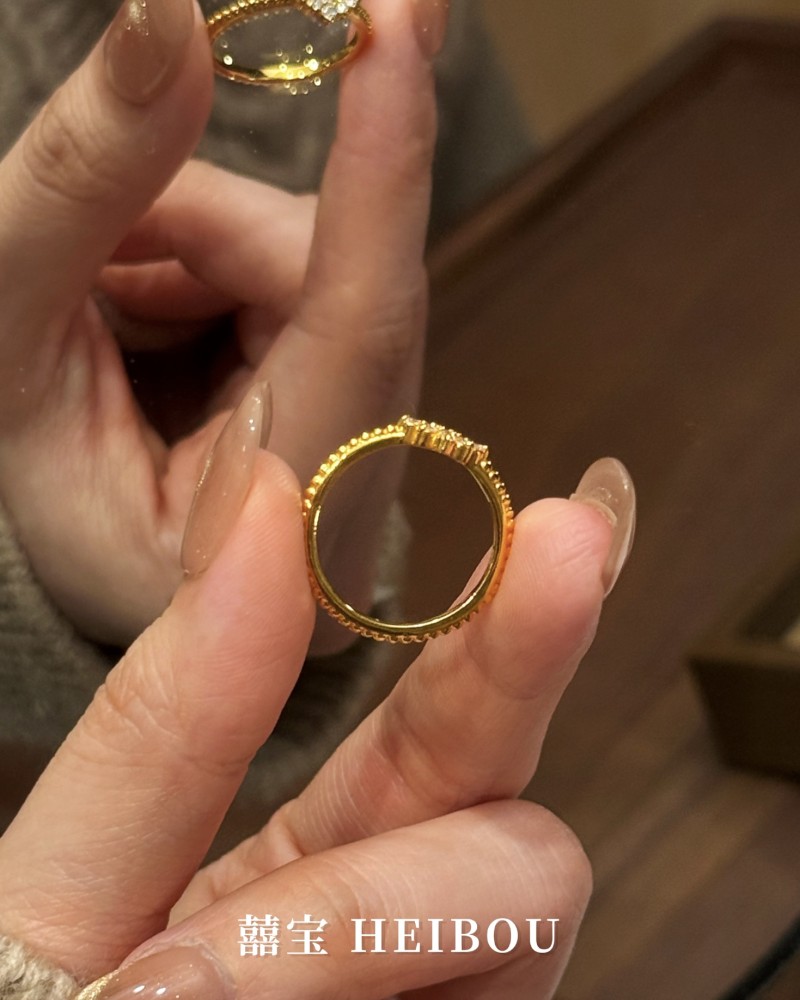 【6D镶嵌】点钻雪花-戒指