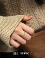 【6D镶嵌】点钻雪花-戒指