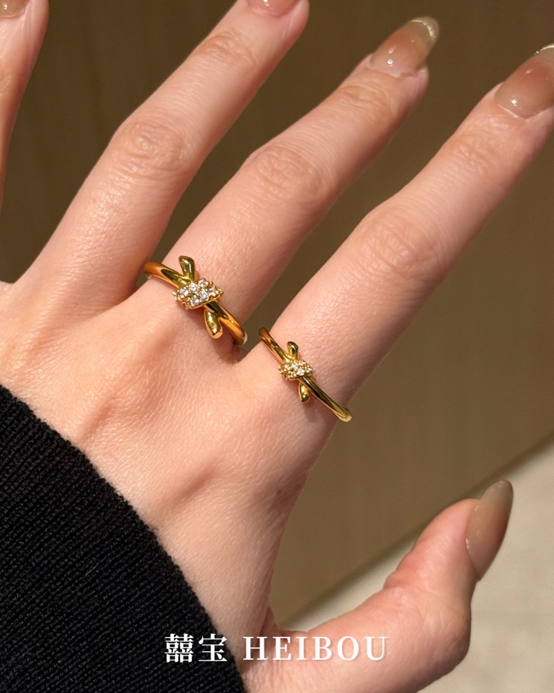 【6D镶嵌】绳结戒指