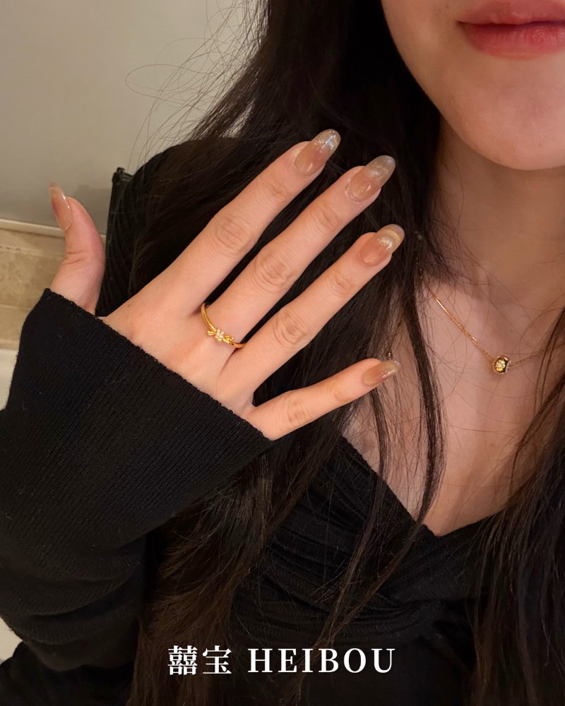 【6D镶嵌】绳结戒指