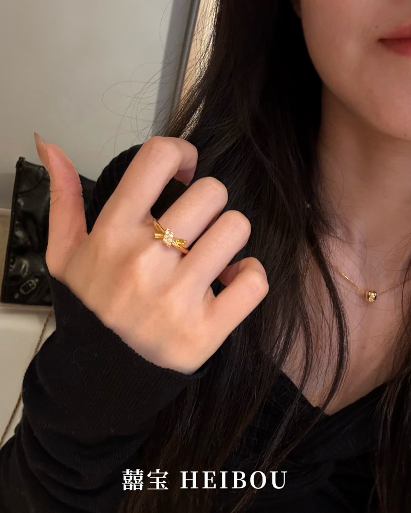 【6D镶嵌】绳结戒指