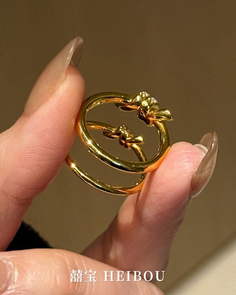 【6D镶嵌】绳结戒指