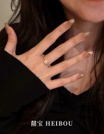 【6D镶嵌】鸽子蛋-戒指