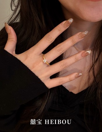 【6D镶嵌】鸽子蛋-戒指