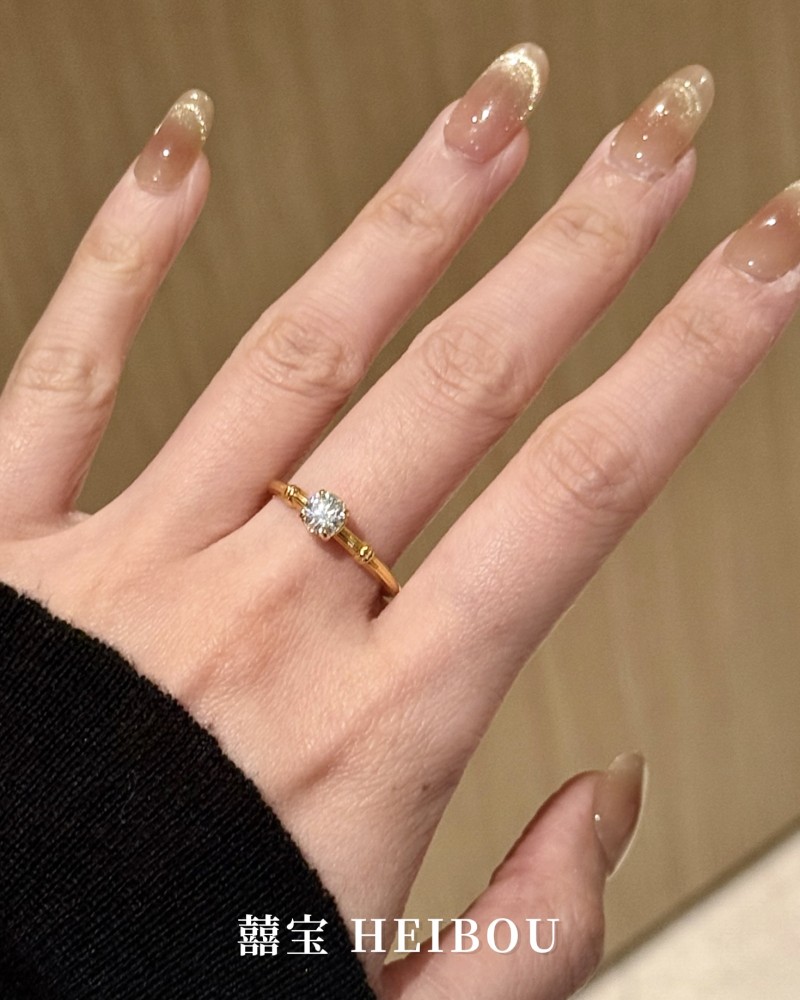 【6D镶嵌】鸽子蛋-戒指