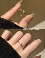 【6D镶嵌】麻花小钻戒指