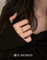 【6D镶嵌】麻花小钻戒指