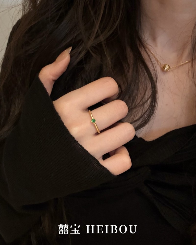 【6D镶嵌】麻花小钻戒指