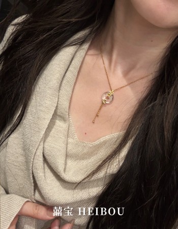 【古法实心】水沫玉桂花-吊坠