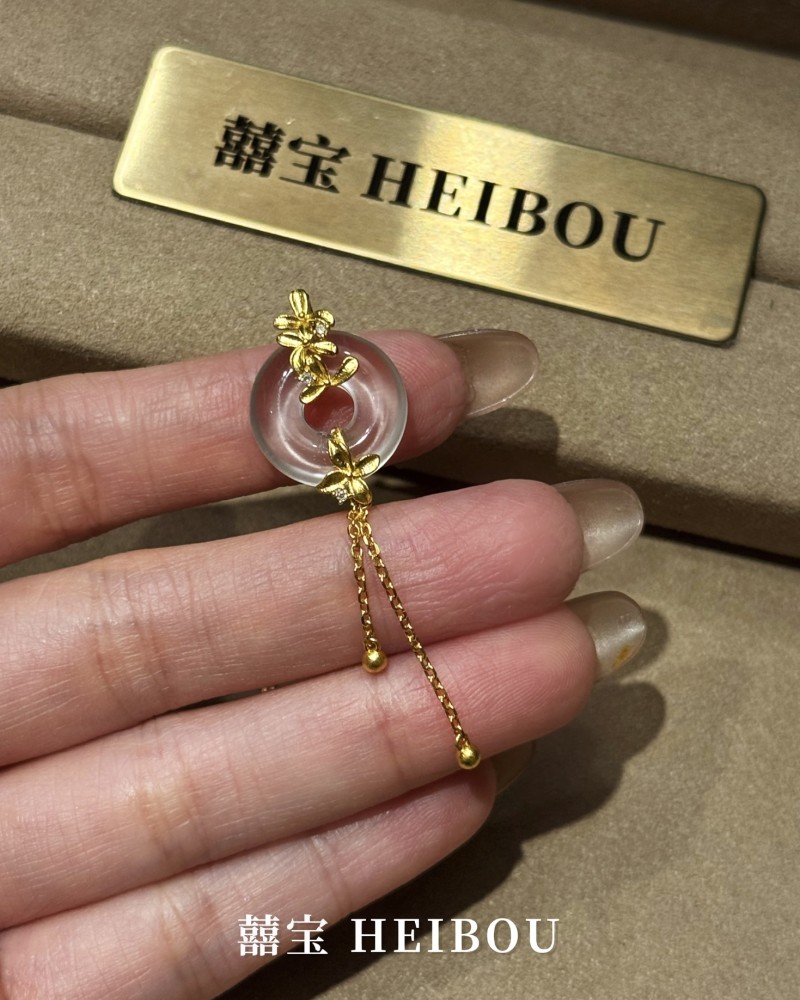 【古法实心】水沫玉桂花-吊坠