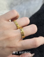 【古法实心】经典双喜-对戒