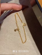 【实心】粉钻爱心手链