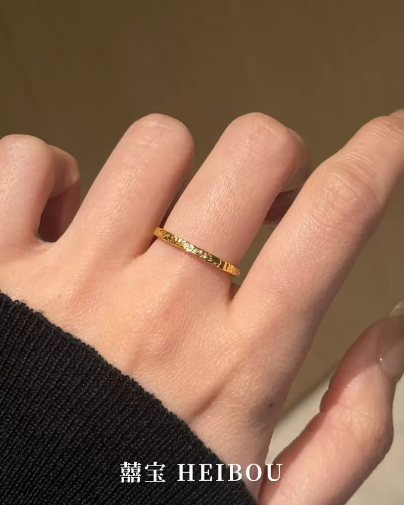 【无氢5D】三面碎冰戒指