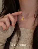 【无氢5D】吉祥花丝葫芦-吊坠