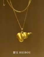 【无氢5D】拉丝葫芦-吊坠