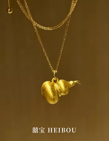 【无氢5D】拉丝葫芦-吊坠