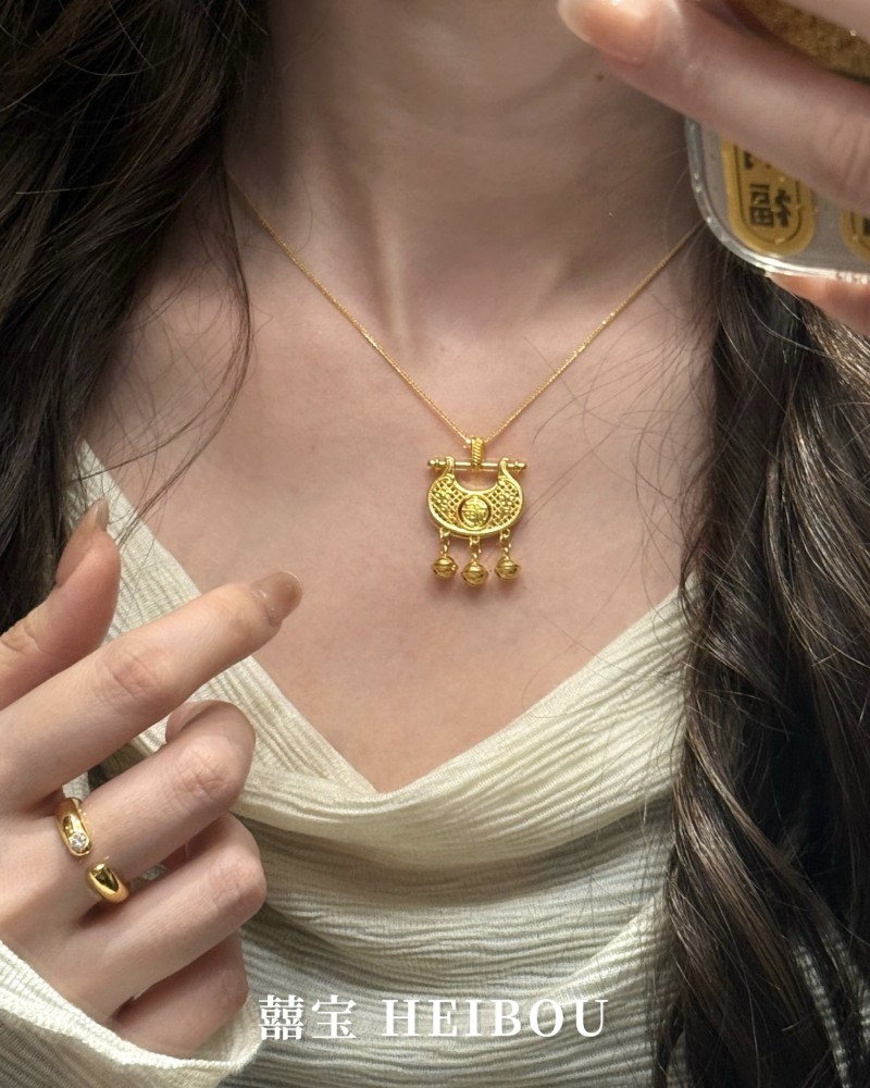 【无氢5D】算盘锁-吊坠