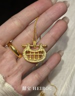 【无氢5D】算盘锁-吊坠