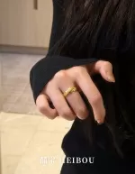 【无氢5D】菱格小香戒指