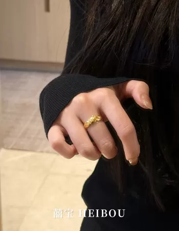 【无氢5D】菱格小香戒指