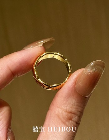 【无氢5D】菱格小香戒指