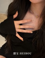 【无氢5D】菱格小香戒指