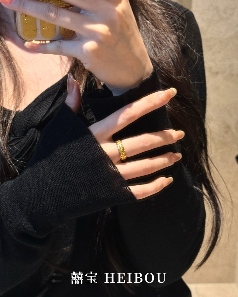 【无氢5D】菱格小香戒指