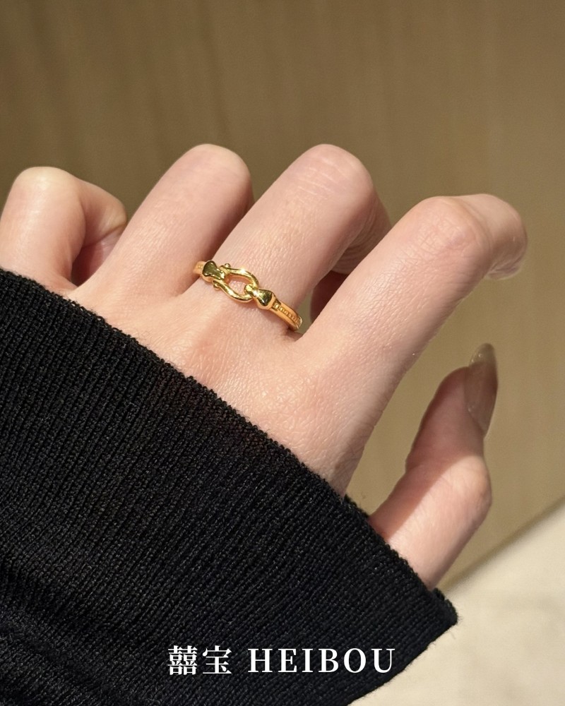 【无氢5D】马蹄扣-戒指