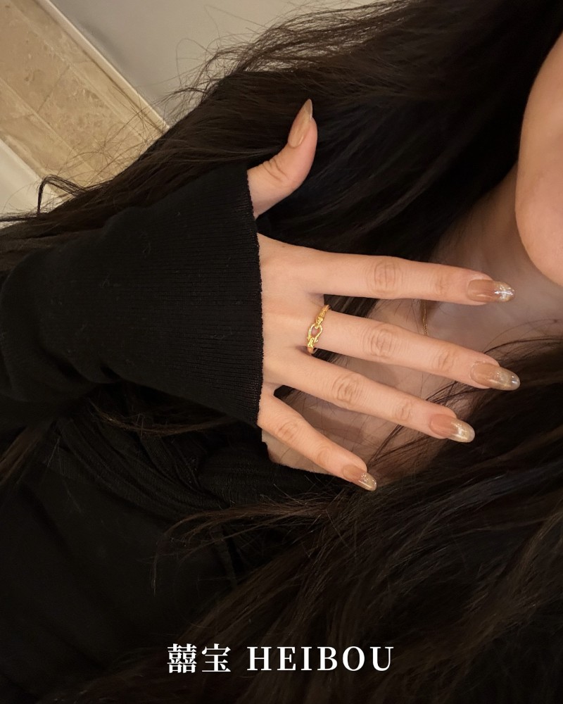 【无氢5D】马蹄扣-戒指