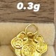 祥云福锁【金克重0.28g+-】  + RM127.90 