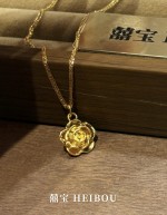 【无氢款】玫瑰花-吊坠