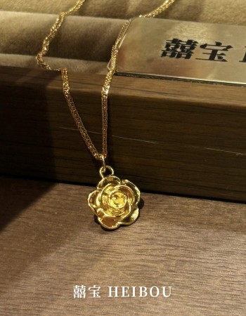 【无氢款】玫瑰花-吊坠