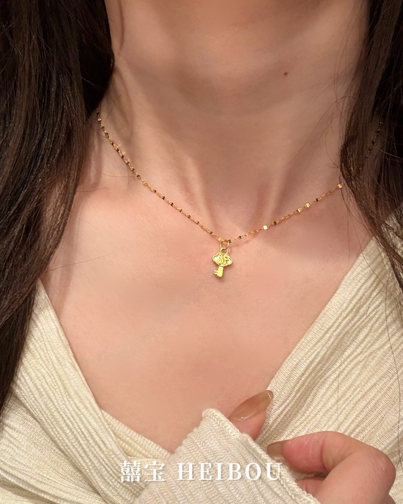 【无氢款】福字钥匙-吊坠