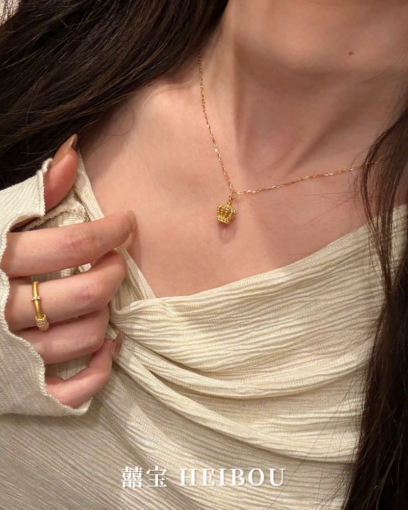 【无氢款】花苞皇冠-吊坠