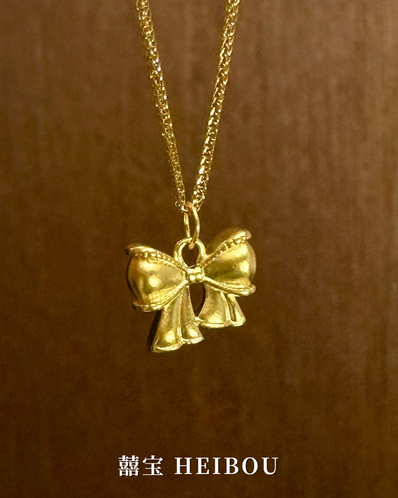 【无氢款】蝴蝶结-吊坠