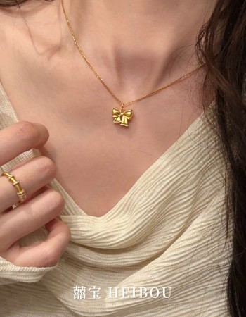 【无氢款】蝴蝶结-吊坠