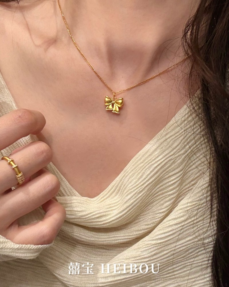 【无氢款】蝴蝶结-吊坠