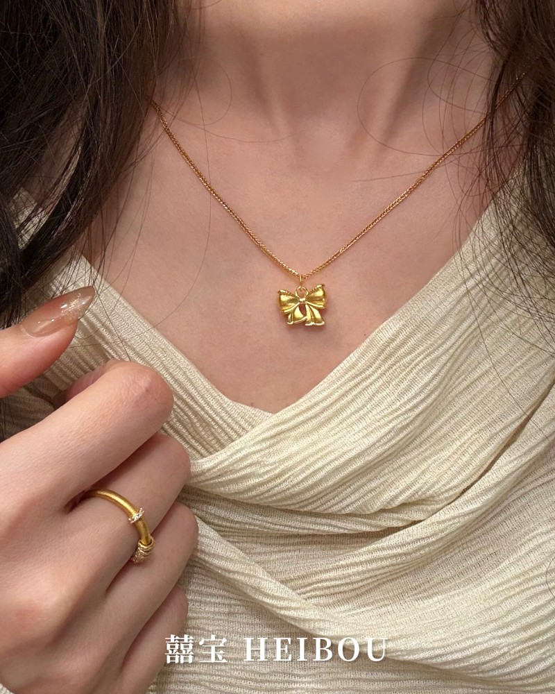 【无氢款】蝴蝶结-吊坠