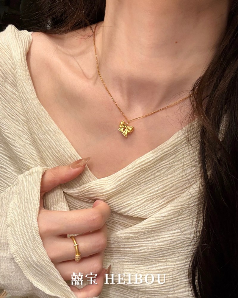 【无氢款】蝴蝶结-吊坠