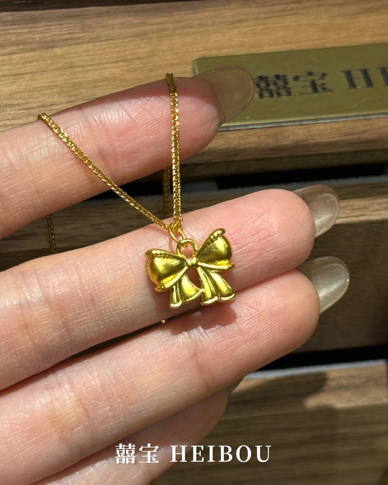【无氢款】蝴蝶结-吊坠